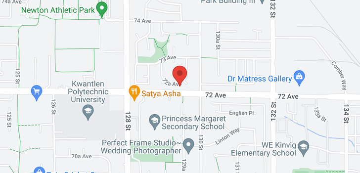 map of 12950 72A AVENUE